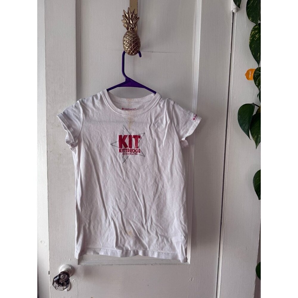 American Girl youth size large KIT KITTREDGE t-shirt